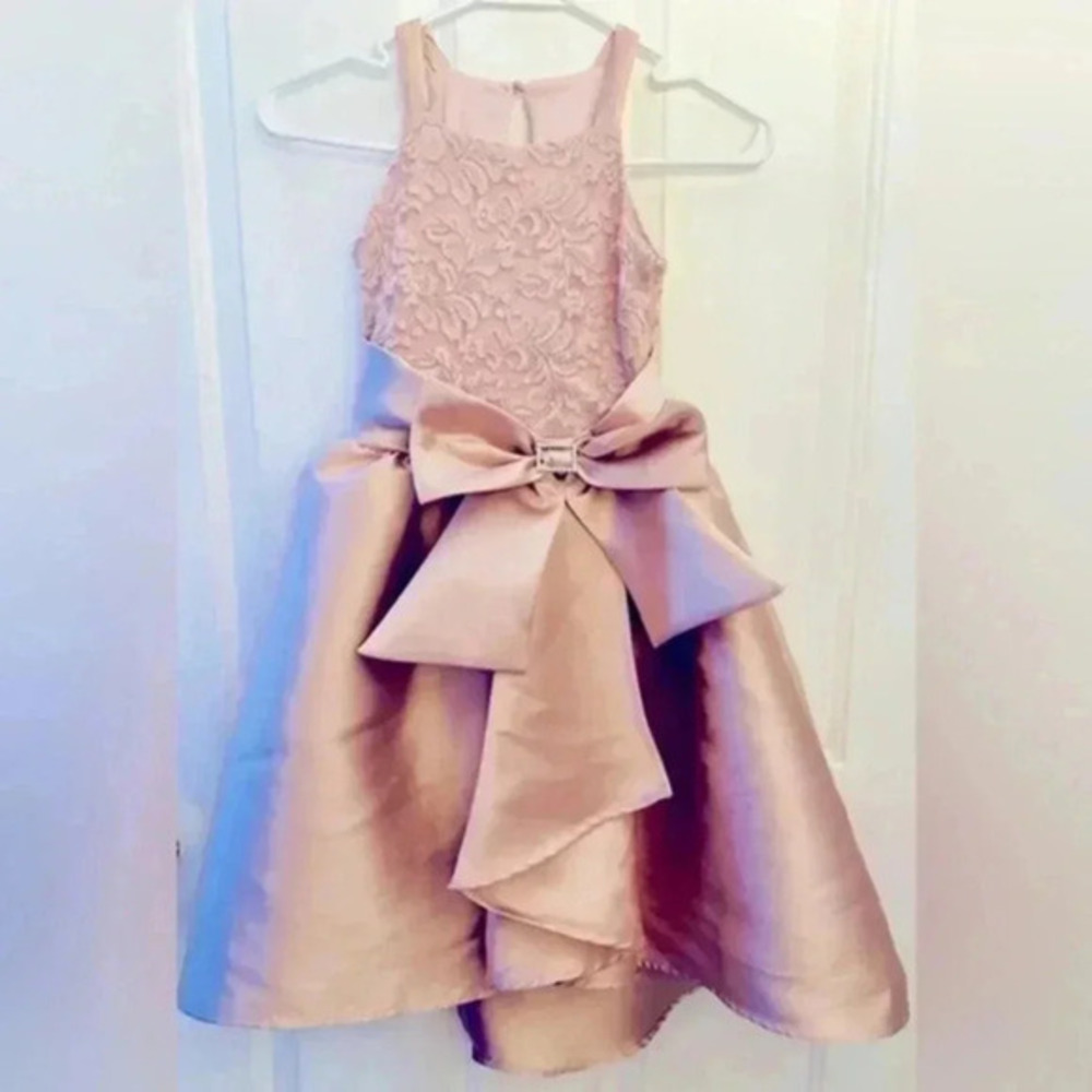 Girls Blush Pink Dress
